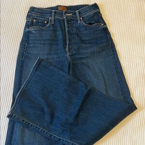 MOTHER Dark Blue Flare Jeans